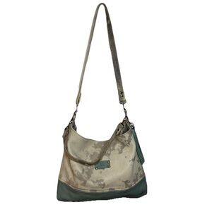 Ma & Pembum custom leather purse sage and gray Crossbody shoulder bag